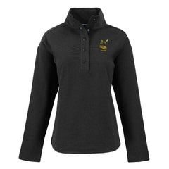 Pittsburgh Steelers  Cutter & Buck Women's Hunts Point Eco Half-Snap Sweatshirt