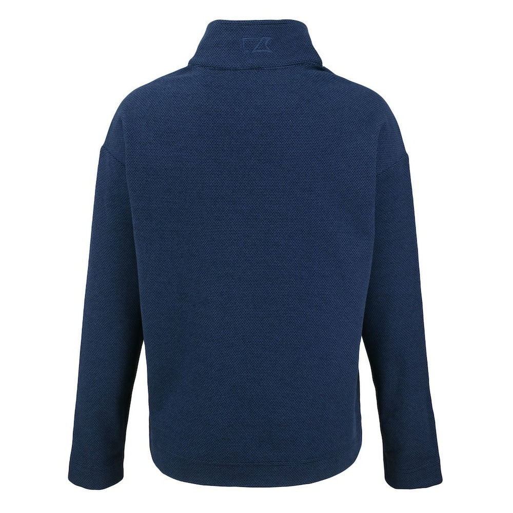 Washington Commanders  Cutter & Buck Women's Hunts Point Eco Half-Snap Sweatshirt