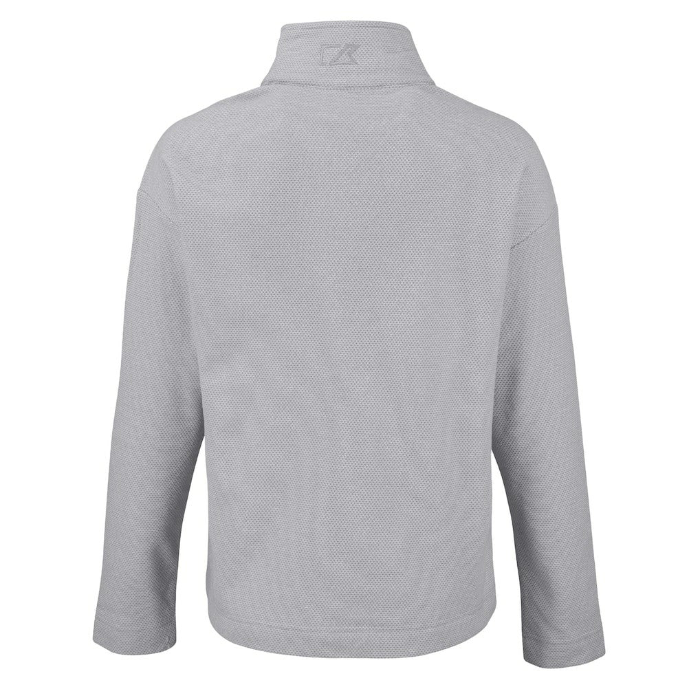 Washington Commanders  Cutter & Buck Women's Hunts Point Eco Half-Snap Sweatshirt