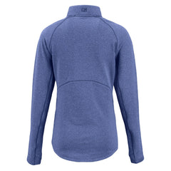 Buffalo Bills  Cutter & Buck Women's Peshastin Eco Fleece Recycled Tri-Blend Raglan Half-Zip Jacket