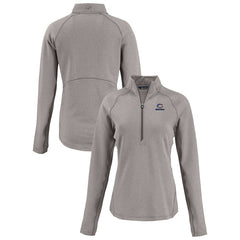 Chicago Bears  Cutter & Buck Women's Americana Peshastin Eco Fleece Recycled Tri-Blend Raglan Half-Zip Jacket