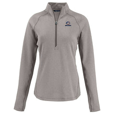 Chicago Bears  Cutter & Buck Women's Americana Peshastin Eco Fleece Recycled Tri-Blend Raglan Half-Zip Jacket
