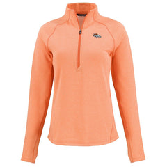 Denver Broncos  Cutter & Buck Women's Peshastin Eco Fleece Recycled Tri-Blend Raglan Half-Zip Jacket
