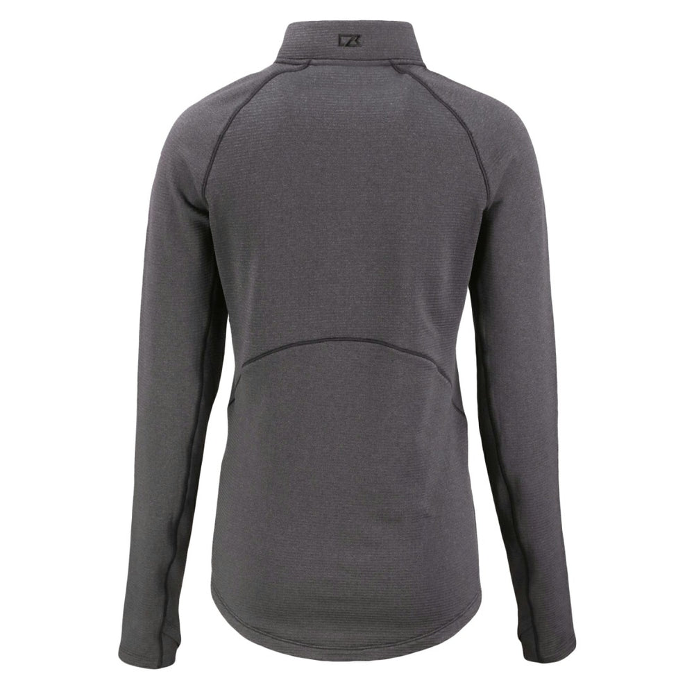 Green Bay Packers  Cutter & Buck Women's Peshastin Eco Fleece Recycled Tri-Blend Raglan Half-Zip Jacket