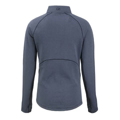 Detroit Lions  Cutter & Buck Women's Americana Peshastin Eco Fleece Recycled Tri-Blend Raglan Half-Zip Jacket