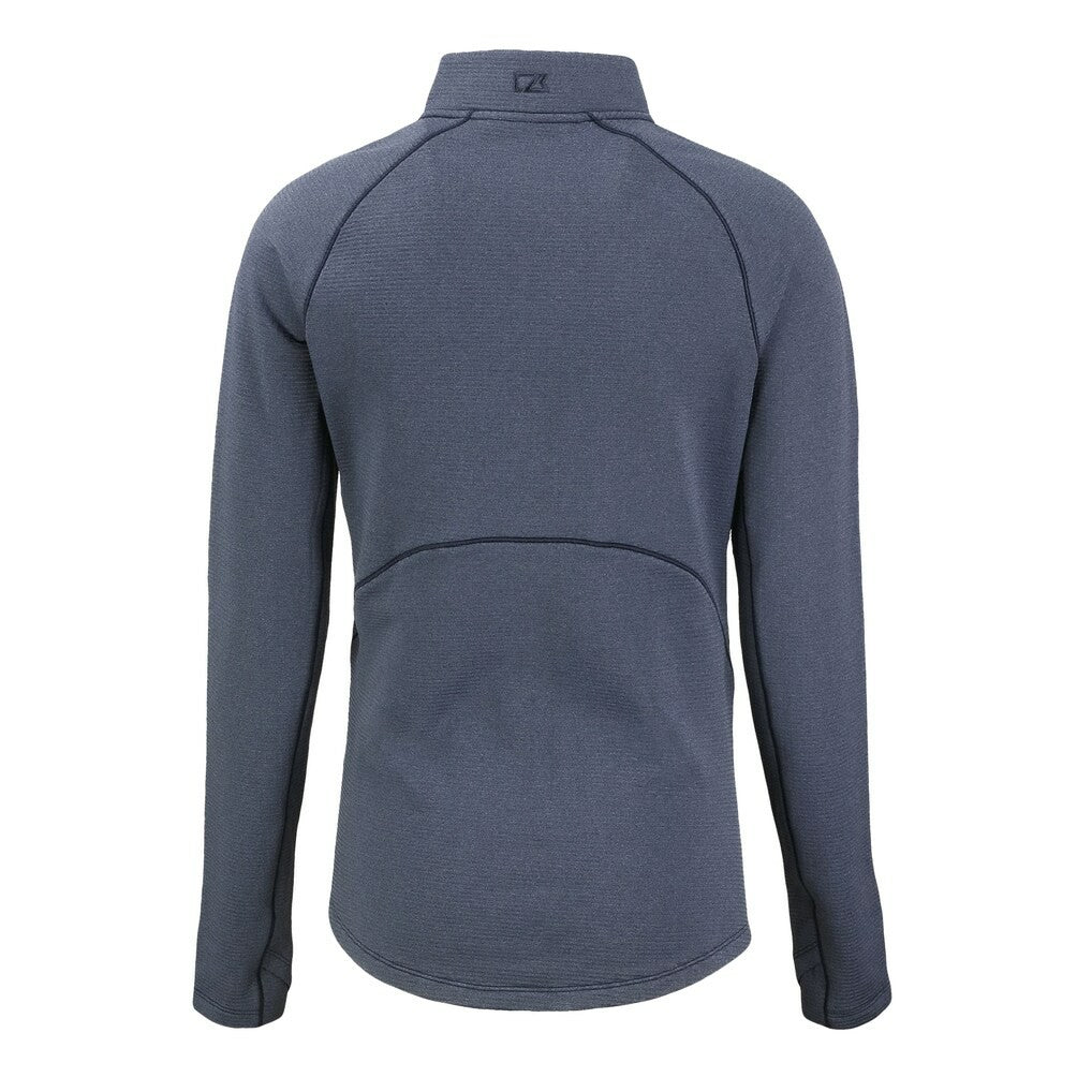 Green Bay Packers  Cutter & Buck Women's Americana Peshastin Eco Fleece Recycled Tri-Blend Raglan Half-Zip Jacket