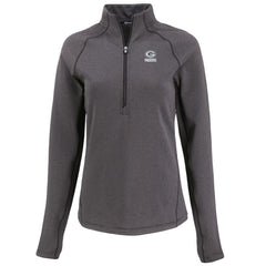 Green Bay Packers  Cutter & Buck Women's Peshastin Eco Fleece Recycled Tri-Blend Raglan Half-Zip Jacket