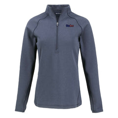 Pittsburgh Steelers  Cutter & Buck Women's Americana Peshastin Eco Fleece Recycled Tri-Blend Raglan Half-Zip Jacket