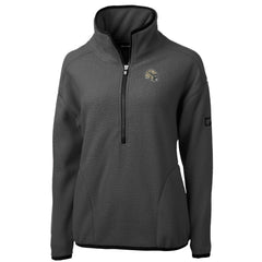 New Orleans Saints  Cutter & Buck Women's Helmet Cascade Eco Sherpa Fleece Half-Zip Jacket