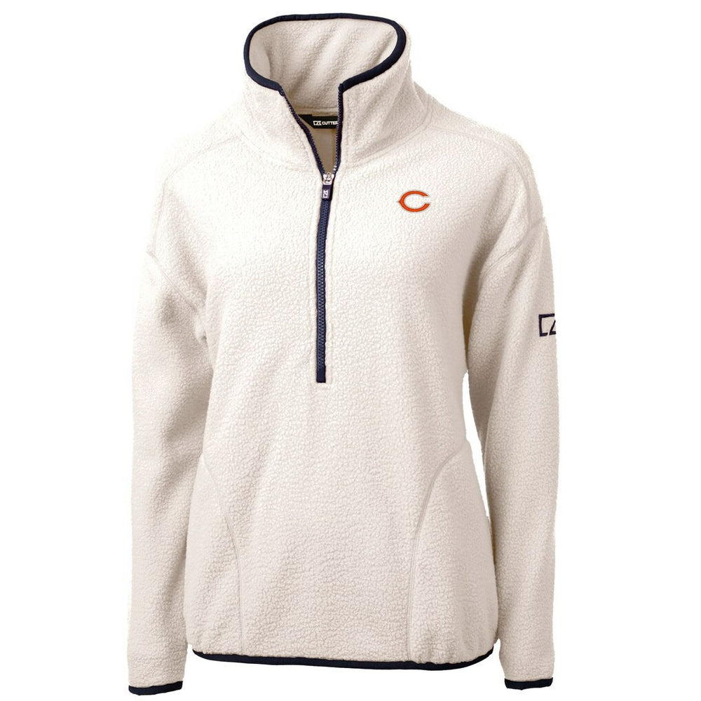 Chicago Bears  Cutter & Buck Women's Cascade Eco Sherpa Fleece Half-Zip Jacket