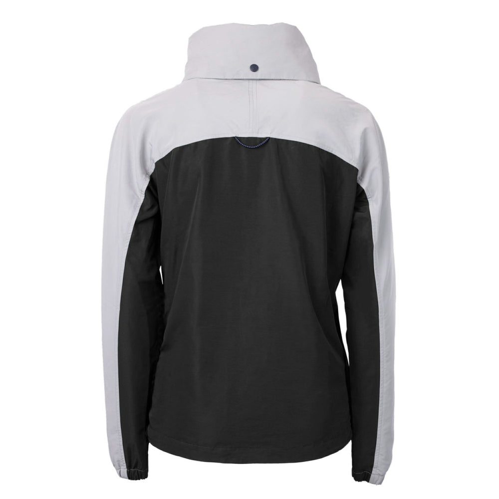 Green Bay Packers  Cutter & Buck Women's Charter Eco Recycled Half-Zip Hooded Anorak Jacket