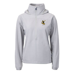 Pittsburgh Steelers  Cutter & Buck Women's Charter Eco Recycled Half-Zip Hooded Anorak Jacket
