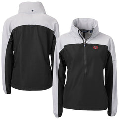 San Francisco 49ers  Cutter & Buck Women's Charter Eco Recycled Half-Zip Hooded Anorak Jacket