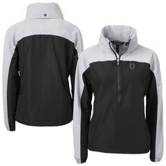 Indianapolis Colts  Cutter & Buck Women's Charter Eco Recycled Half-Zip Hooded Anorak Jacket