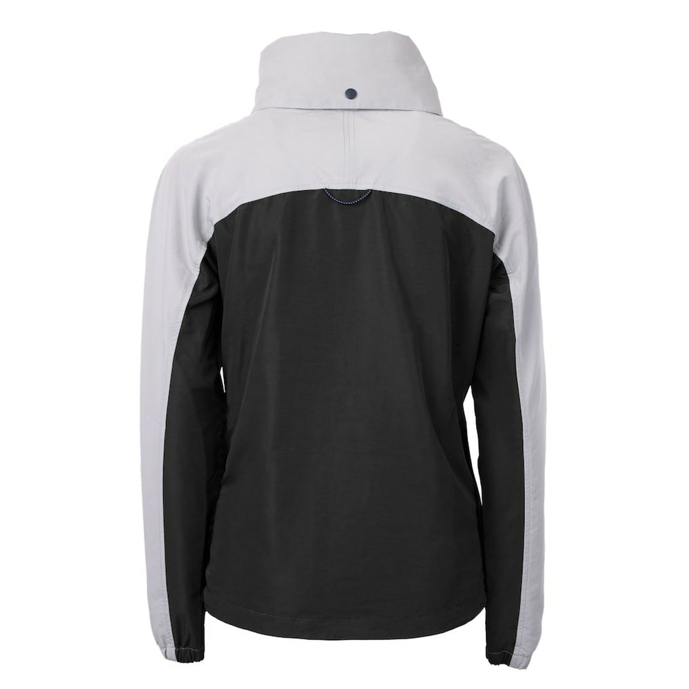 Philadelphia Eagles  Cutter & Buck Women's Charter Eco Recycled Half-Zip Hooded Anorak Jacket