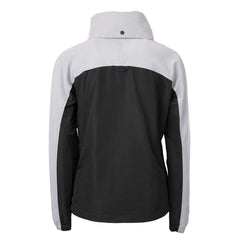 Green Bay Packers  Cutter & Buck Women's Charter Eco Recycled Half-Zip Hooded Anorak Jacket