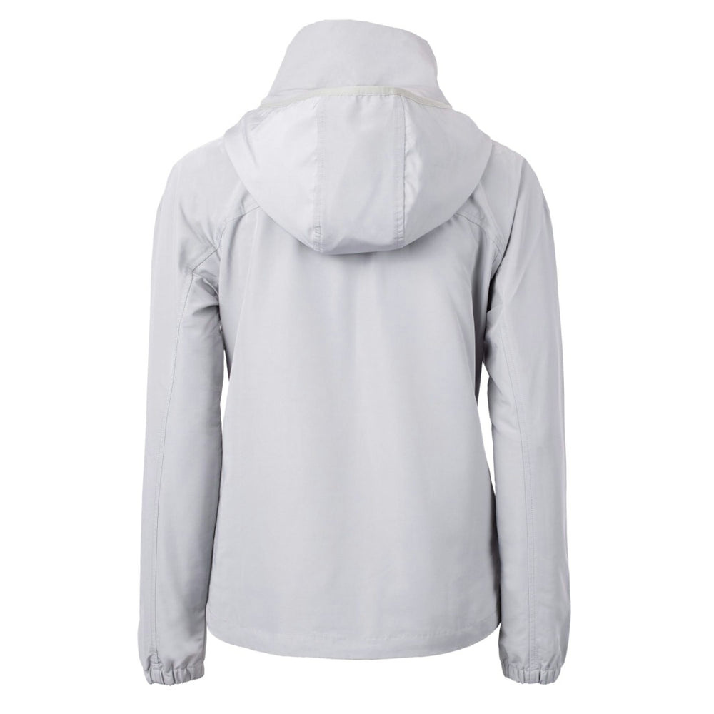 Detroit Lions  Cutter & Buck Women's Charter Eco Recycled Half-Zip Hooded Anorak Jacket