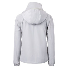 Green Bay Packers  Cutter & Buck Women's Charter Eco Recycled Half-Zip Hooded Anorak Jacket