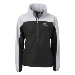 Las Vegas Raiders  Cutter & Buck Women's Charter Eco Recycled Half-Zip Hooded Anorak Jacket
