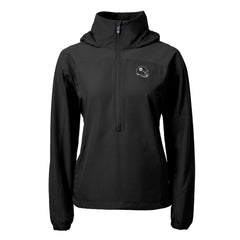 Pittsburgh Steelers  Cutter & Buck Women's Charter Eco Recycled Half-Zip Hooded Anorak Jacket