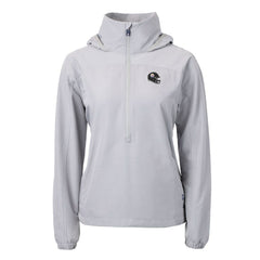 Pittsburgh Steelers  Cutter & Buck Women's Charter Eco Recycled Half-Zip Hooded Anorak Jacket