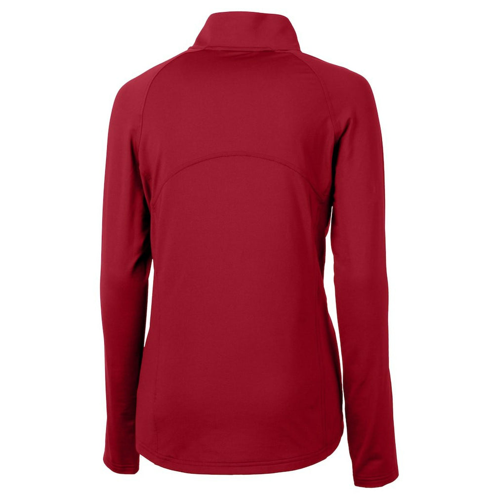 San Francisco 49ers  Cutter & Buck Women's Adapt Eco Knit Stretch Recycled Raglan Half-Zip Top