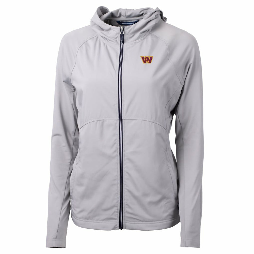 Washington Commanders  Cutter & Buck Women's Primary Adapt Eco Knit Hybrid Recycled Full-Zip Jacket