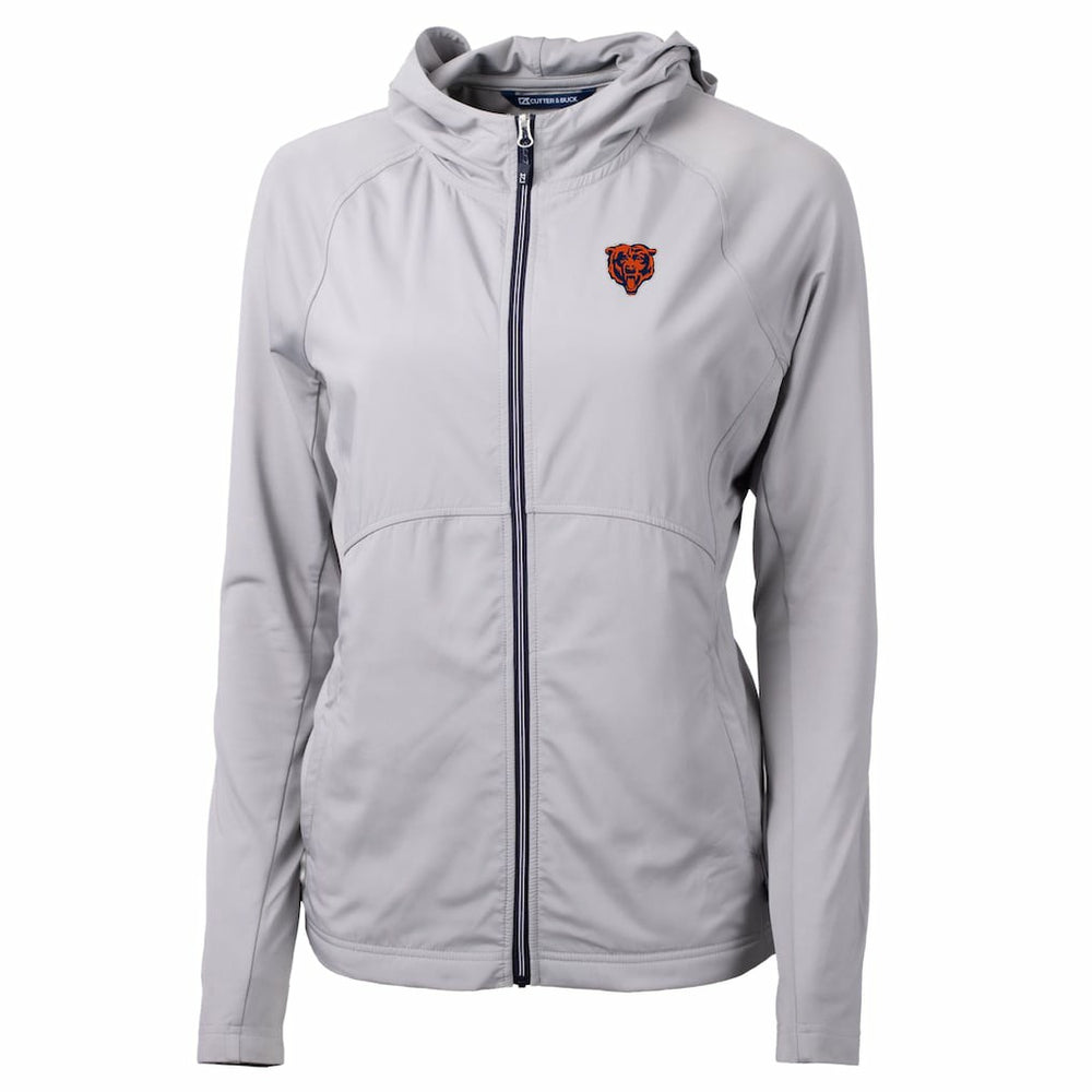 Chicago Bears  Cutter & Buck Women's Adapt Eco Knit Hybrid Recycled Full-Zip Jacket