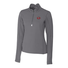 San Francisco 49ers  Cutter & Buck Women's Traverse Stretch Quarter-Zip Pullover Top