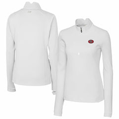 San Francisco 49ers  Cutter & Buck Women's Traverse Stretch Quarter-Zip Pullover Top