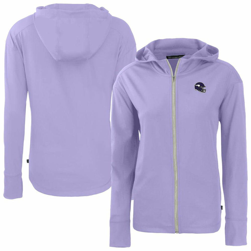 Minnesota Vikings  Cutter & Buck Women's Daybreak Eco Recycled Full-Zip Hoodie Jacket