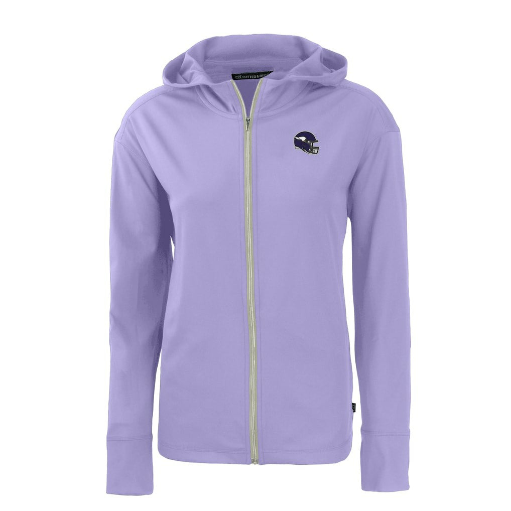 Minnesota Vikings  Cutter & Buck Women's Daybreak Eco Recycled Full-Zip Hoodie Jacket