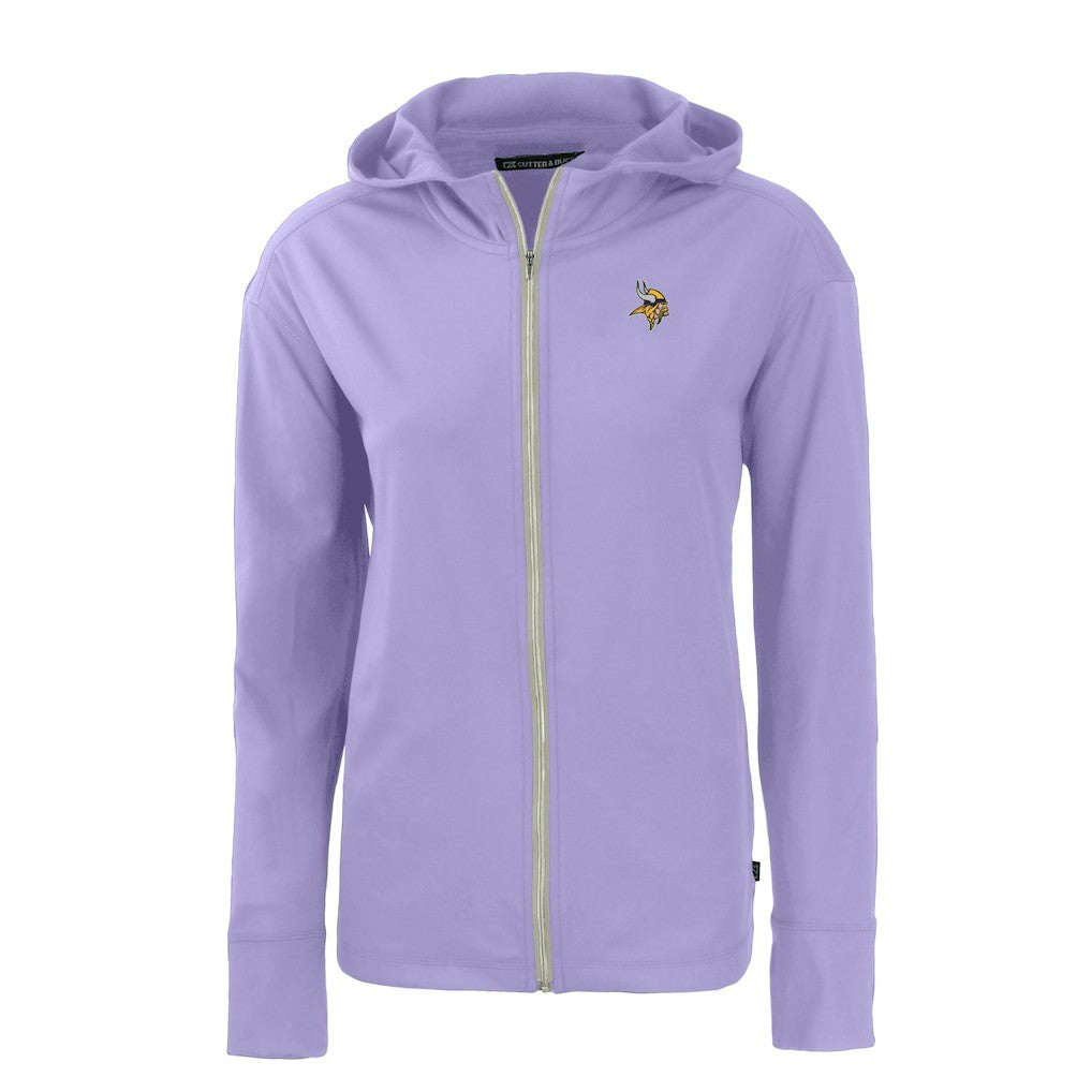Minnesota Vikings  Cutter & Buck Women's Daybreak Eco Recycled Full-Zip Hoodie Jacket