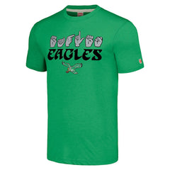 Philadelphia Eagles  Homage Unisex The NFL ASL Collection by Love Sign American Sign Language T-Shirt