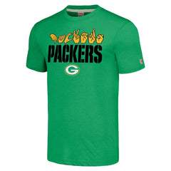Green Bay Packers  Homage Unisex The NFL ASL Collection by Love Sign American Sign Language T-Shirt