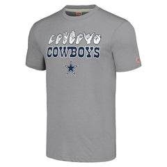 Dallas Cowboys  Homage Unisex The NFL ASL Collection by Love Sign American Sign Language T-Shirt