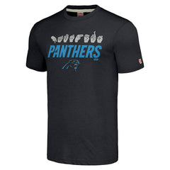 Carolina Panthers  Homage Unisex The NFL ASL Collection by Love Sign American Sign Language T-Shirt