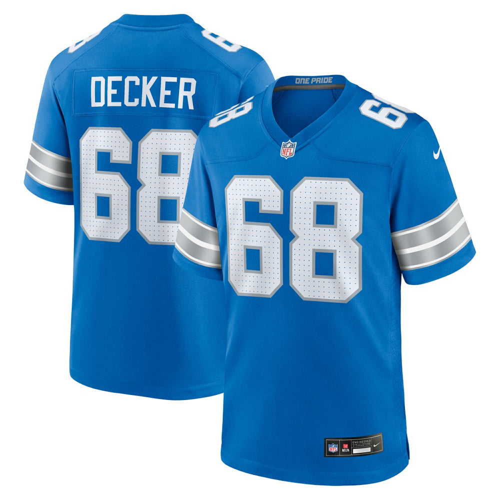Detroit Lions Nike Taylor Decker  Team Game Jersey