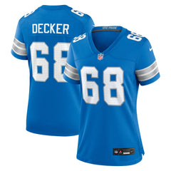 Detroit Lions Nike Taylor Decker  Women's Team Game Jersey