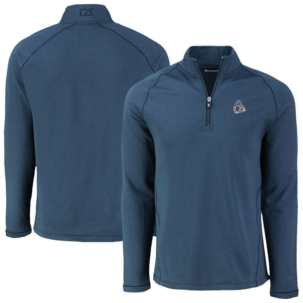Baltimore Orioles Cutter & Buck Peshastin Eco Fleece Recycled Raglan Quarter-Zip Top | MLB Sale