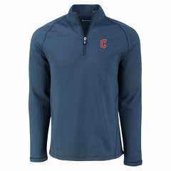 Cleveland Guardians Cutter & Buck Peshastin Eco Fleece Recycled Raglan Quarter-Zip Top | MLB Outlet