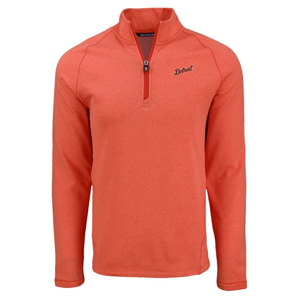 Detroit Tigers Cutter & Buck Peshastin Eco Fleece Recycled Raglan Quarter-Zip Top | MLB Online