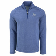Kansas City Royals Cutter & Buck Peshastin Eco Fleece Recycled Raglan Quarter-Zip Top | MLB US