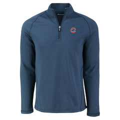 Chicago Cubs Cutter & Buck Peshastin Eco Fleece Recycled Raglan Quarter-Zip Top | MLB US
