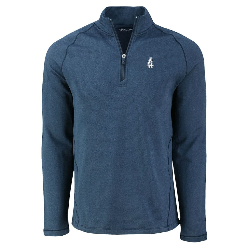 Chicago Cubs Cutter & Buck Peshastin Eco Fleece Recycled Raglan Quarter-Zip Top | MLB For sale