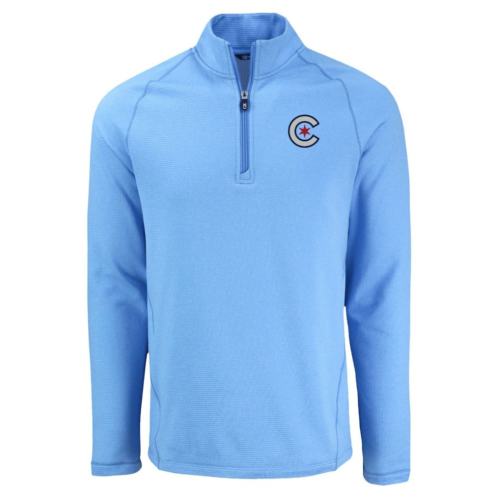 Chicago Cubs Cutter & Buck Peshastin Eco Fleece Recycled Raglan Quarter-Zip Top | MLB Near me