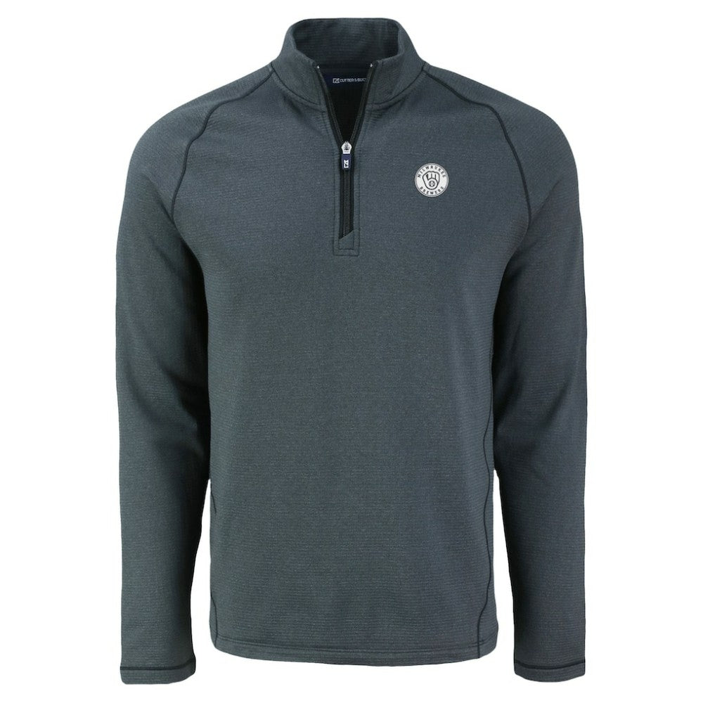 Milwaukee Brewers Cutter & Buck Peshastin Eco Fleece Recycled Raglan Quarter-Zip Top | MLB Near me