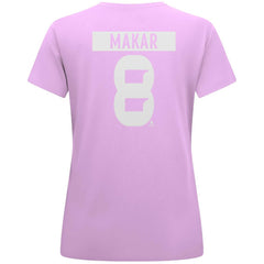 Cale Makar Colorado Avalanche Levelwear Women's Hockey Fights Cancer Anthem Name & Number T-Shirt Online