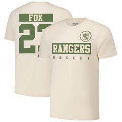 Adam Fox New York Rangers Levelwear 2024 NHL Military Appreciation Richmond Delta Player Name & Number T-Shirt Sale
