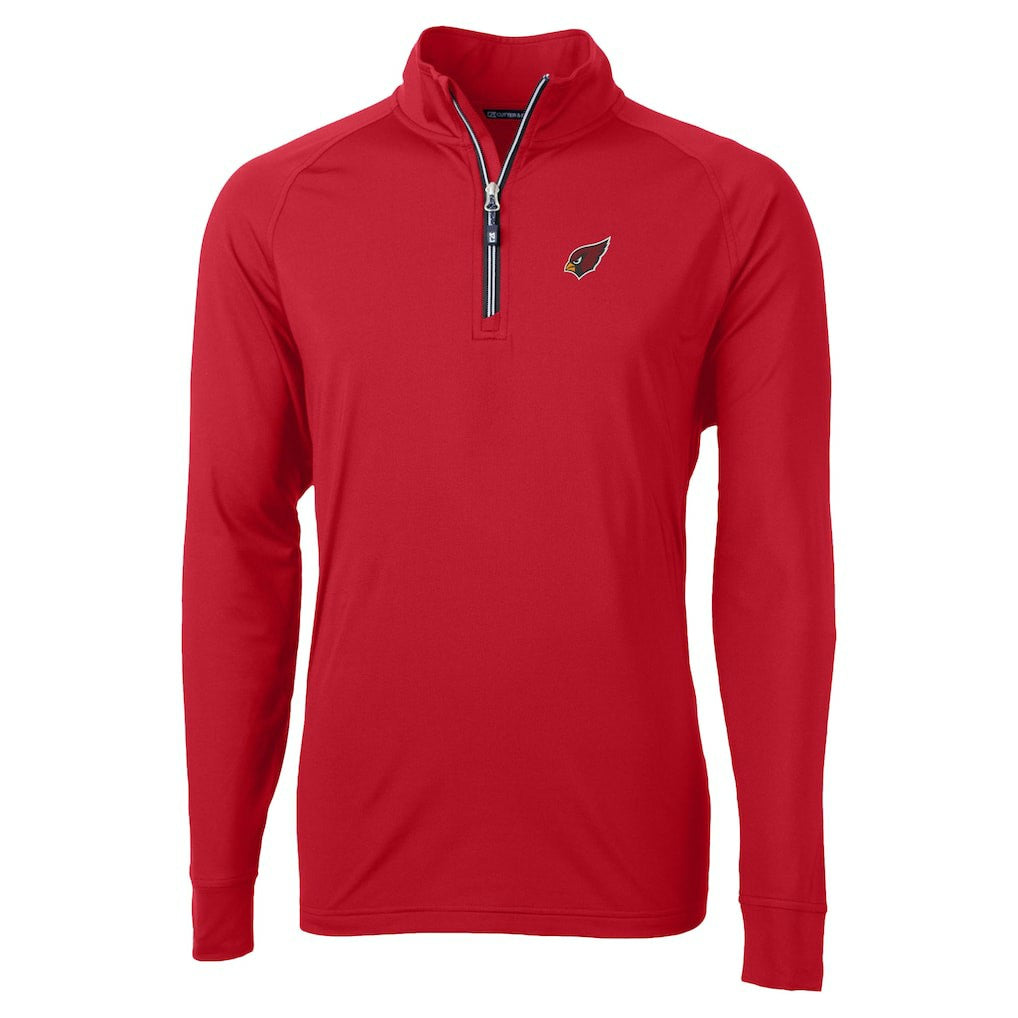 Arizona Cardinals  Cutter & Buck Adapt Eco DryTec Raglan Quarter-Zip Jacket